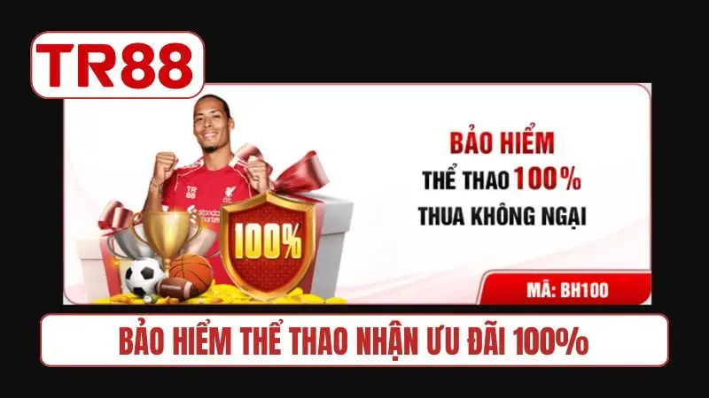 Bảo hiểm thể thao nhận ưu đãi 100%